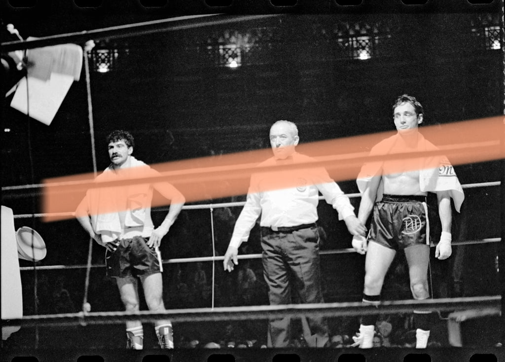 Original photographic negative International Boxing Event Valencia Bullring May 6, 1988 35mm film Rare