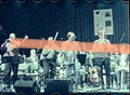 Negativo fotográfico original Al Tall grupo folk valenciano instrumentos de viento en 25 Anys en Directe Torrent 2000 35mm film Rare
