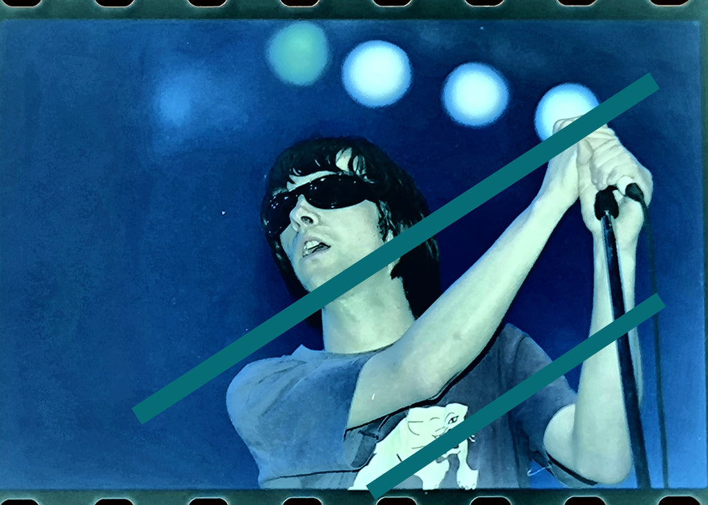 Original photographic negative Primal Scream live FIB Benicàssim 1998 35mm film Rare