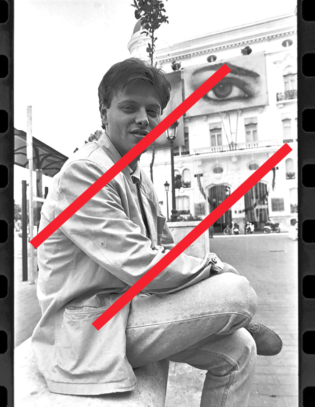 Originales Negativfoto Valeri Todorowski Russischer Filmregisseur 35mm Film Selten