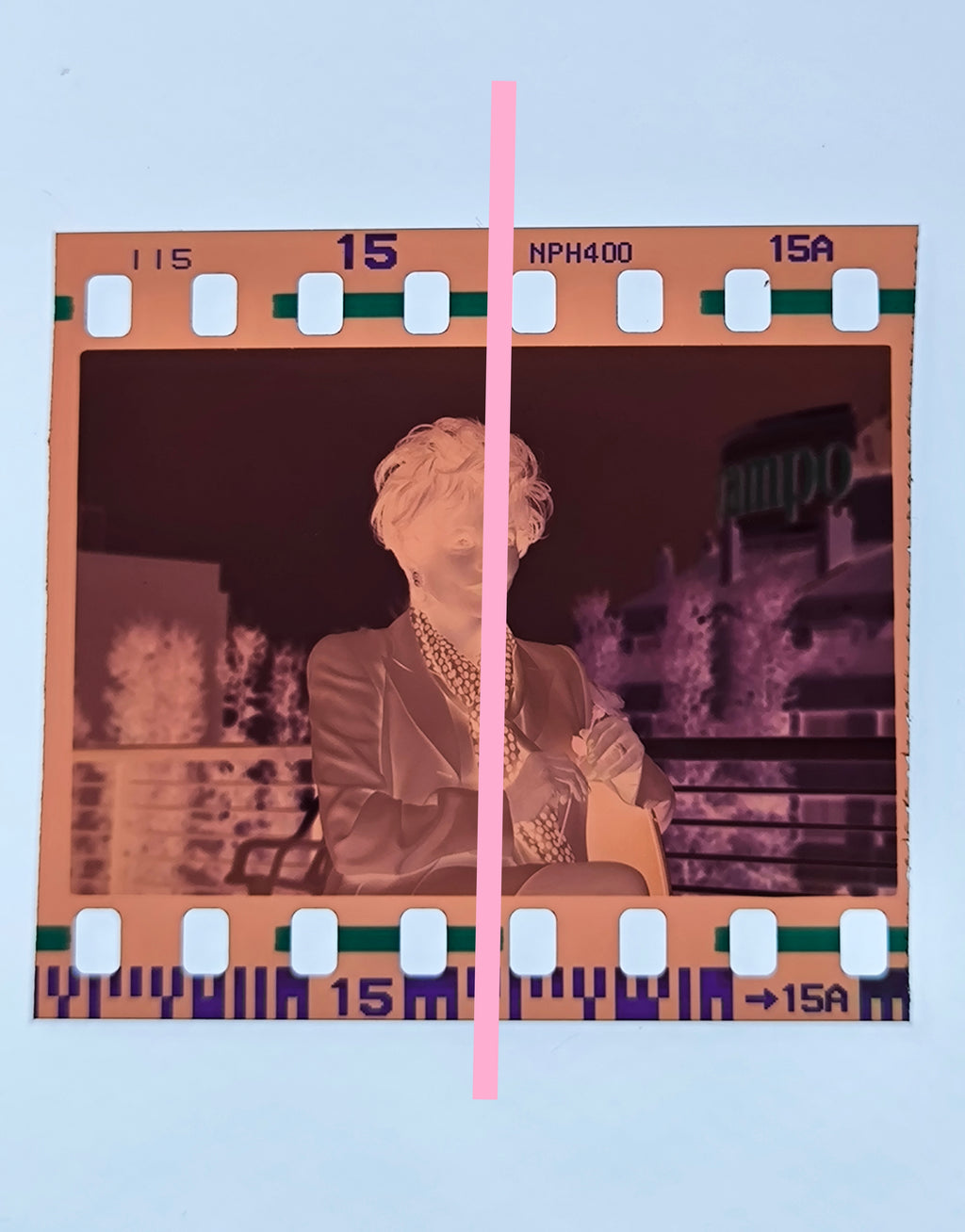 Negativo fotográfico original Joan Collins Actriz de cine británica 35mm film Rare