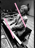 Negativo fotográfico original Krystian Zimerman pianista y director de orquesta polaco 35mm film Rare